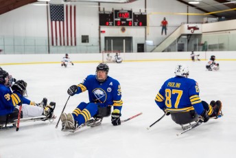 Buffalo Sabre Sled Vets vs CNY Flyers